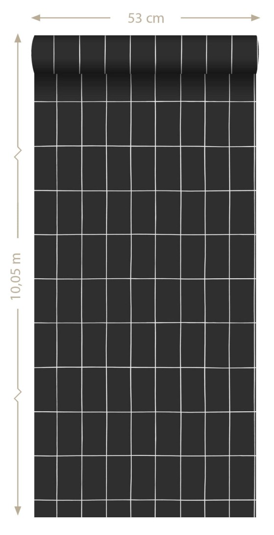 Tapeta Esta Black & White With A Splash Of Gold 139032 Small Tiles