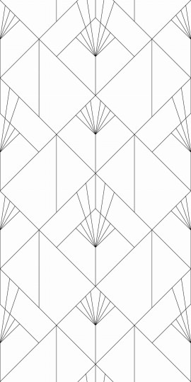 Mural Esta Black & White With A Splash Of Gold 158934 Mural Art Deco Motif