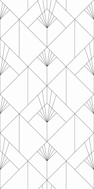 Mural Esta Black & White With A Splash Of Gold 158934 Mural Art Deco Motif