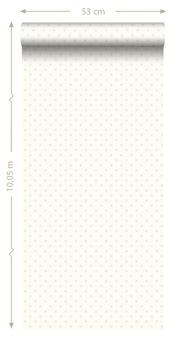 Tapeta Esta Black & White With A Splash Of Gold 137006 Polka Dots
