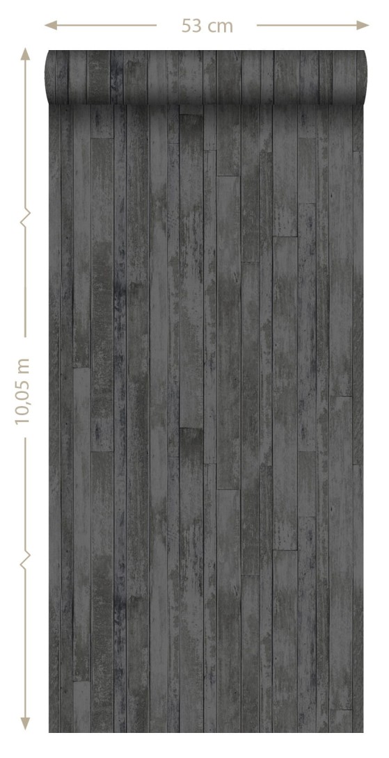 Tapeta Esta Black & White With A Splash Of Gold 128841 Wooden Planks