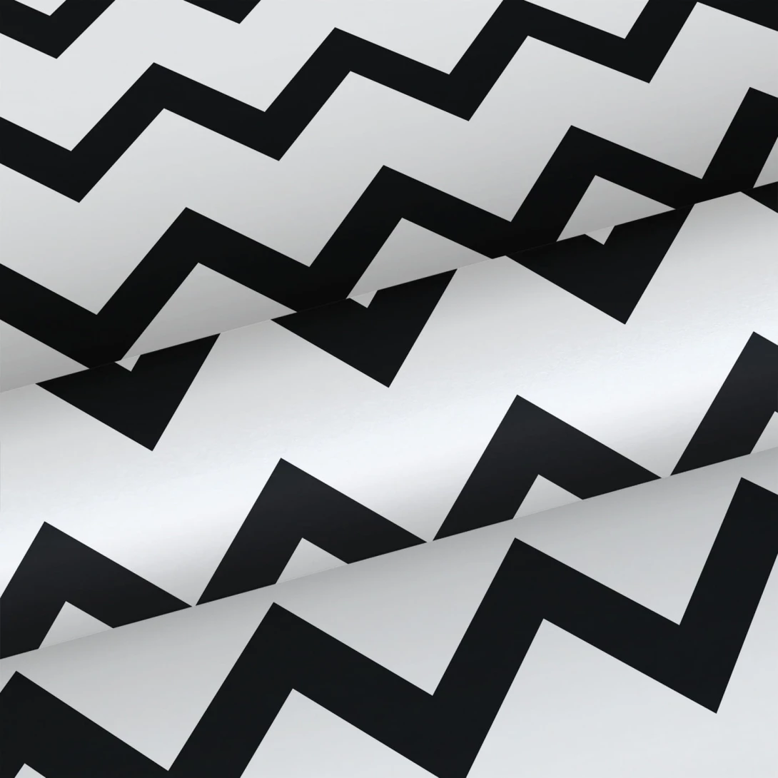 Tapeta Esta Black & White With A Splash Of Gold 139115 ZigZag Motif