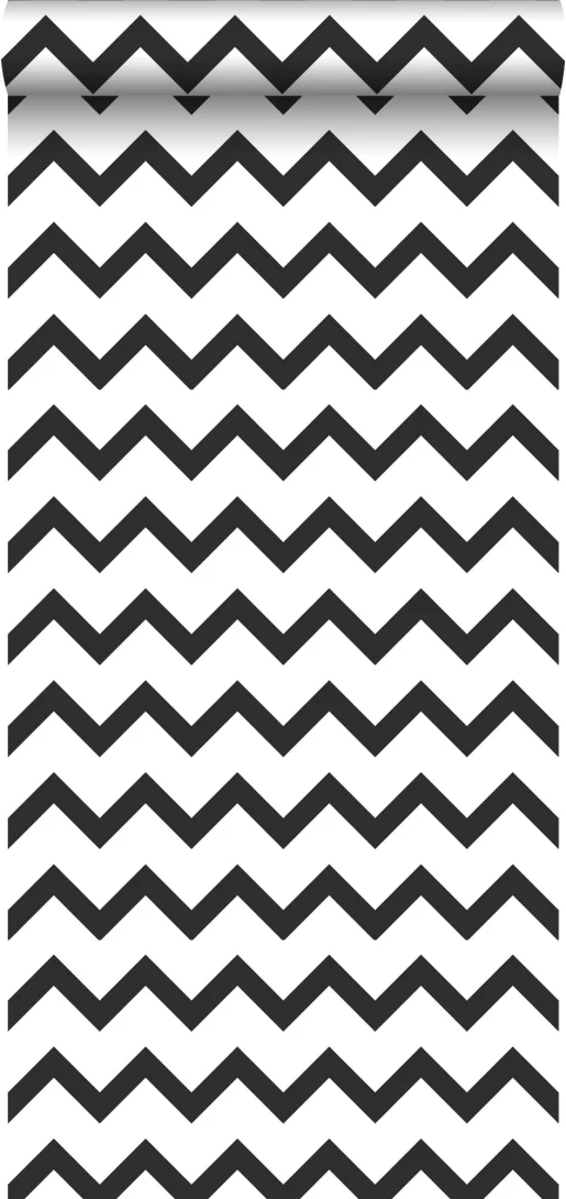 Tapeta Esta Black & White With A Splash Of Gold 139115 ZigZag Motif