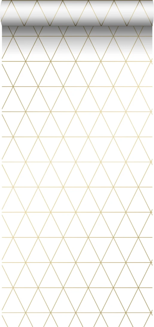 Tapeta Esta Black & White With A Splash Of Gold 139147 Graphical Triangles