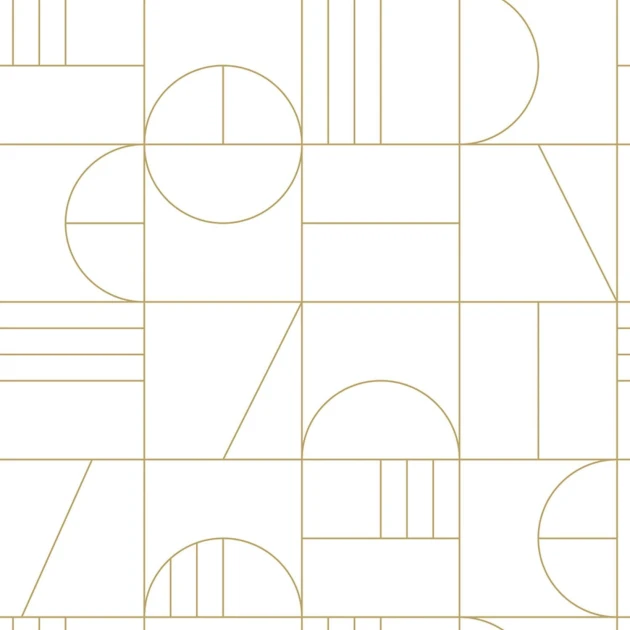 Tapeta Esta Black & White With A Splash Of Gold 139141 Art Deco Motif