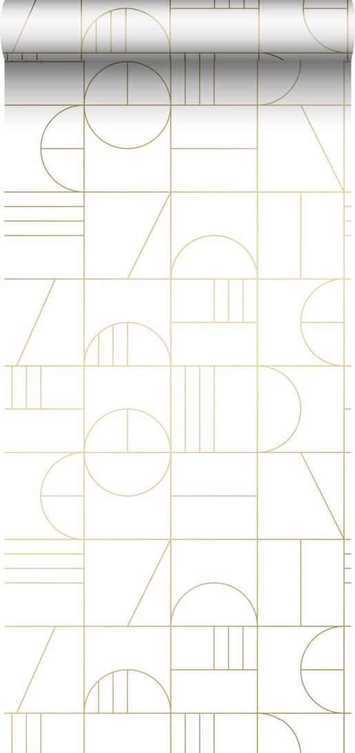 Tapeta Esta Black & White With A Splash Of Gold 139141 Art Deco Motif