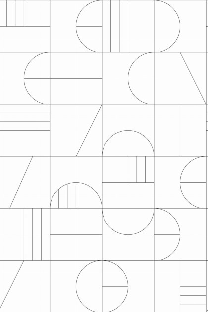 Mural Esta Black & White With A Splash Of Gold 158938 Mural Art Deco Motif