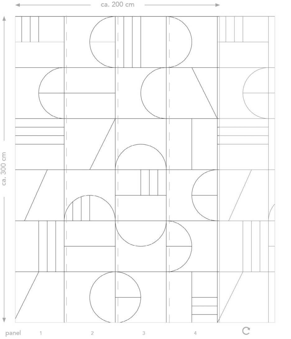 Mural Esta Black & White With A Splash Of Gold 158938 Mural Art Deco Motif
