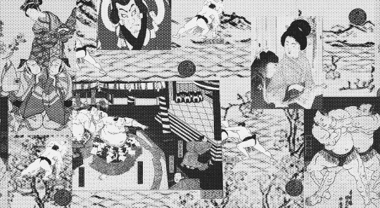 London Art 20022 01 Exclusive 20 Sumo - mural w japońskim stylu