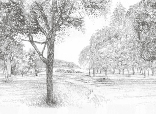 London Art 20057 02 Exclusive 20 Sanguigna - mural z krajobrazem