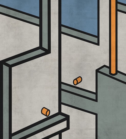 London Art 20025 01 Exclusive 20 Microcosmo - mural abstrakcyjny