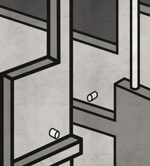 London Art 20025 02 Exclusive 20 Microcosmo - mural abstrakcyjny