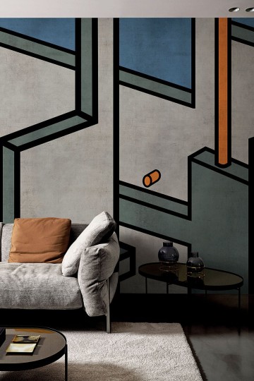 London Art 20025 02 Exclusive 20 Microcosmo - mural abstrakcyjny