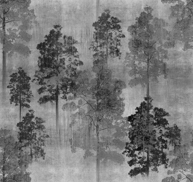 London Art 20070 01 Exclusive 20 Nerofumo - mural z leśnym krajobrazem