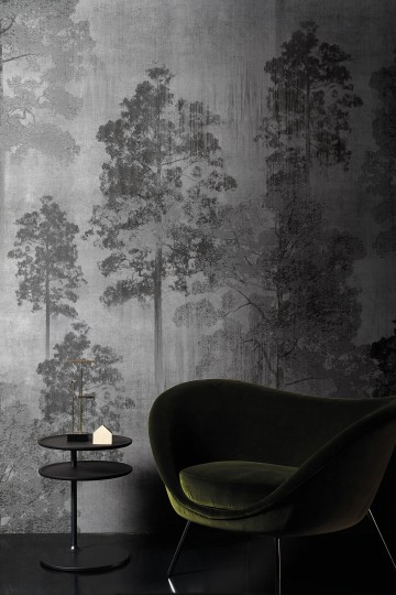 London Art 20070 02 Exclusive 20 Nerofumo - mural z leśnym krajobrazem