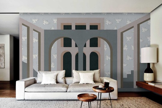 London Art 19007-02 Exclusive 19 Modern Eclipse - mural geometryczny