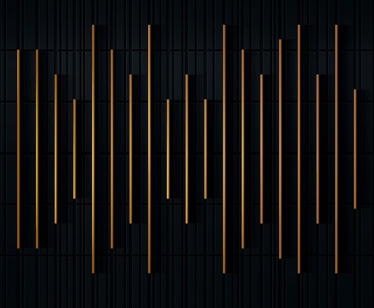 London Art 19018-01 Exclusive 19 New Wave - mural w linie
