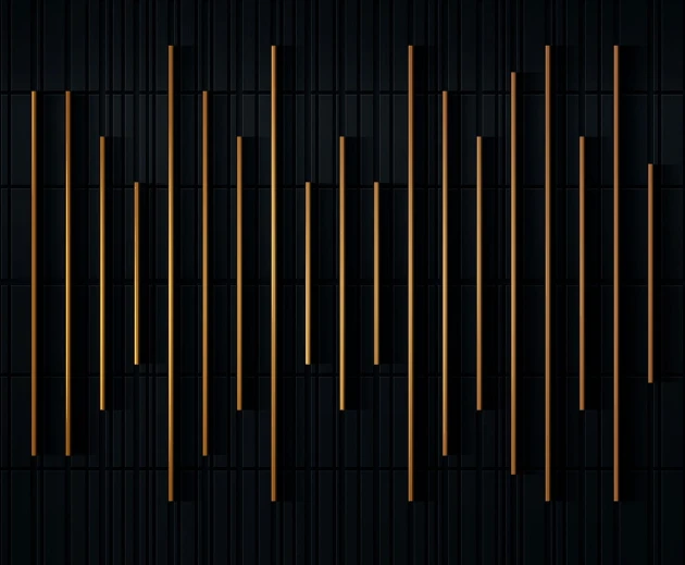 London Art 19018-01 Exclusive 19 New Wave - mural w linie