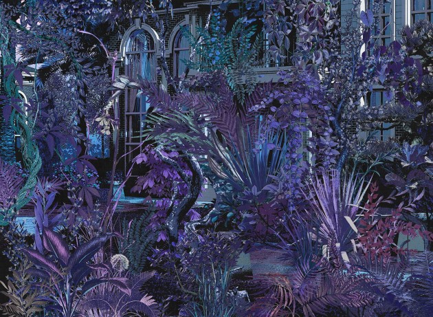 London Art 19042-01 Exclusive 19 Dans le Jardin - mural roślinny