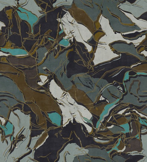 London Art 19020_02 Exclusive 19 Top View - mural z krajobrazem gór