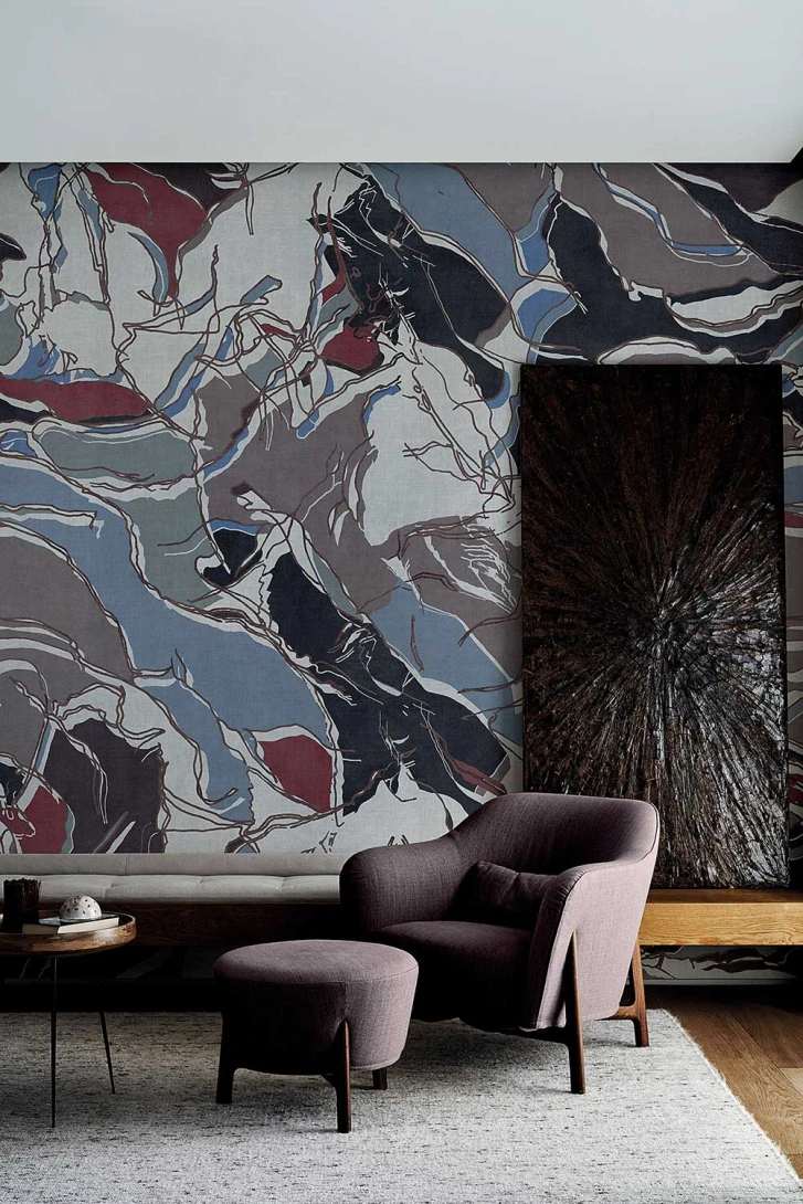 London Art 19020_02 Exclusive 19 Top View - mural z krajobrazem gór