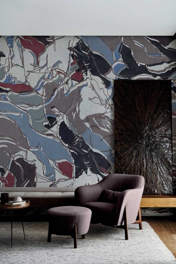 London Art 19020_04 Exclusive 19 Top View - mural z krajobrazem gór