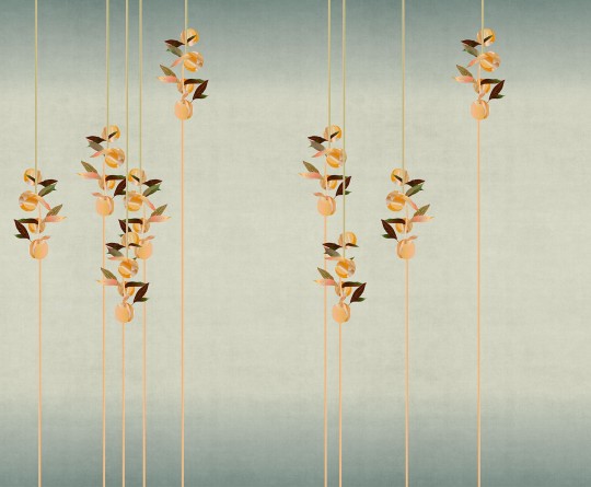 London Art 19028-01 Exclusive 19 Peach - mural w owoce brzoskwini