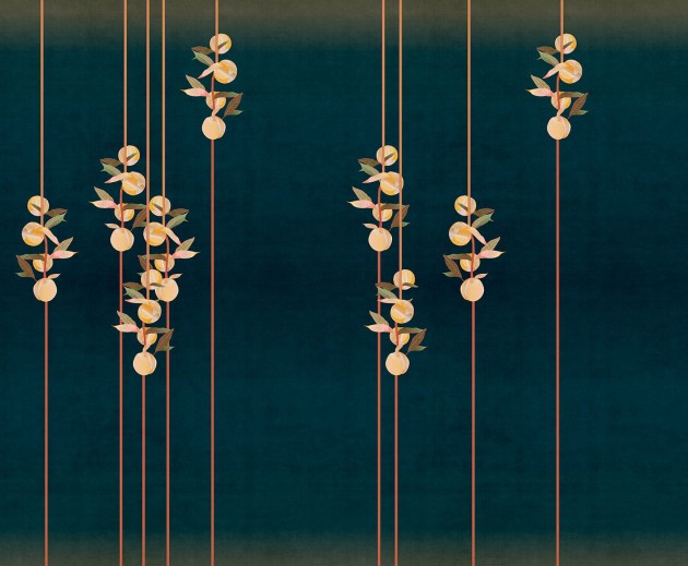 London Art 19028-02 Exclusive 19 Peach - mural w owoce brzoskwini