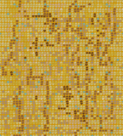 London Art 20511 04 Exclusive 20 Nuts - mural w nieregularne półkola