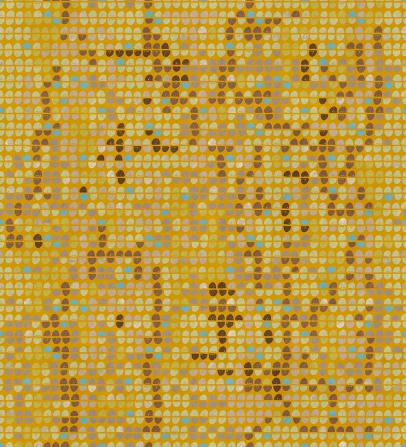 London Art 20511 04 Exclusive 20 Nuts - mural w nieregularne półkola