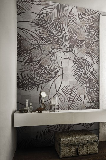London Art 20521 01 Exclusive 20 Soulmate - mural w liście palmy