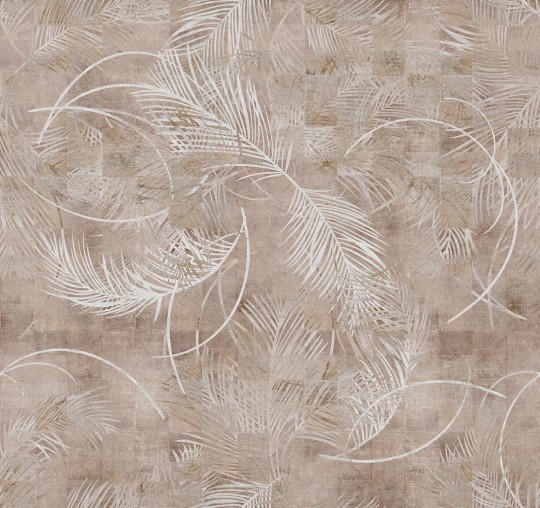 London Art 20521 03 Exclusive 20 Soulmate - mural w liście palmy