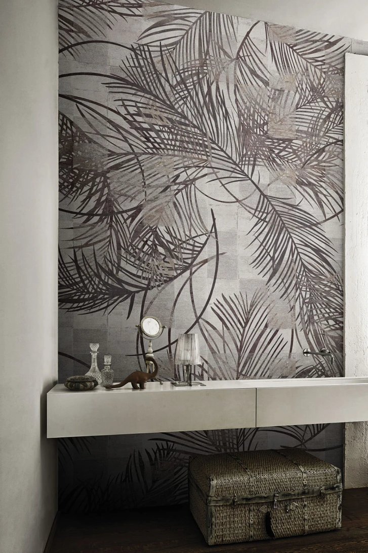 London Art 20521 03 Exclusive 20 Soulmate - mural w liście palmy