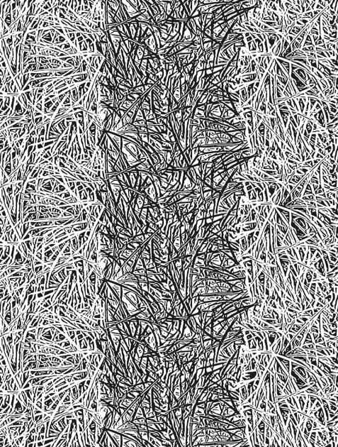 London Art 20523 01 Exclusive 20 Mad Bush - mural z krzewem