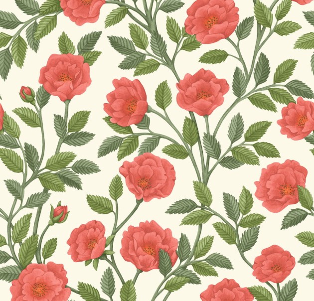 Tapeta Cole & Son Historic Royal Palaces - Great Masters 118/7013 Hampton Roses