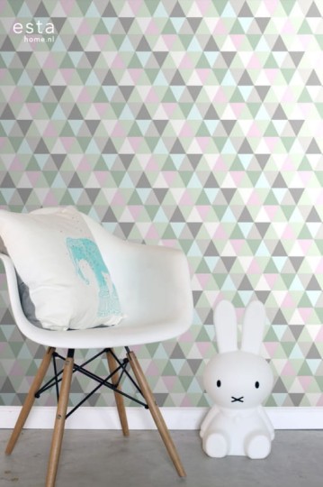 OL / Tapeta Esta Everybody Bonjour  128706 Trójkąty - doatępne 2 rolki