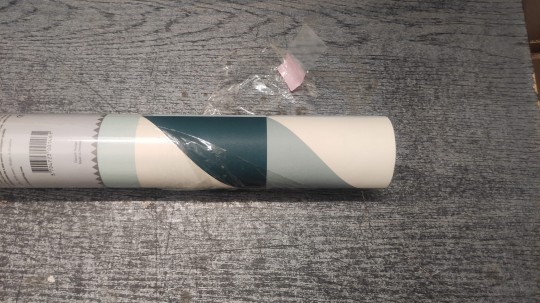 OL / Tapeta Ferm LIVING Remix Blue 146 Trójkąty - 1 rolka