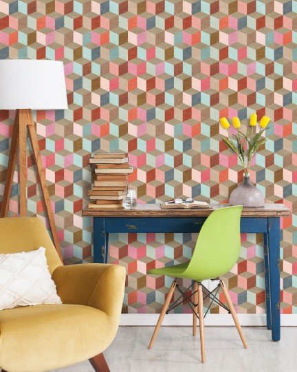 Tapeta Mind the Gap WP20004 COLOURED GEOMETRY