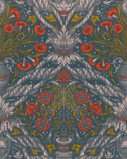 Tapeta Mind the Gap WP20471 FLORAL ORNAMENT