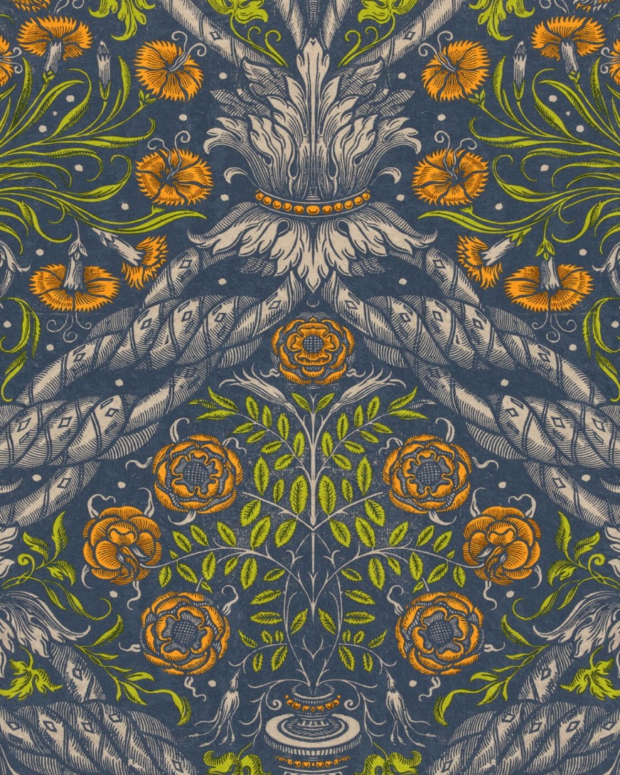 Tapeta Mind the Gap WP20453 FLORAL ORNAMENT