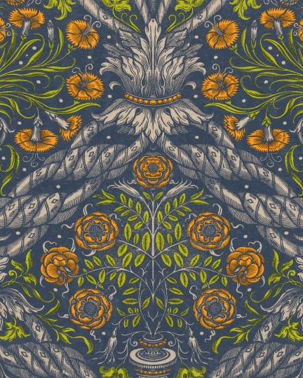 Tapeta Mind the Gap WP20453 FLORAL ORNAMENT