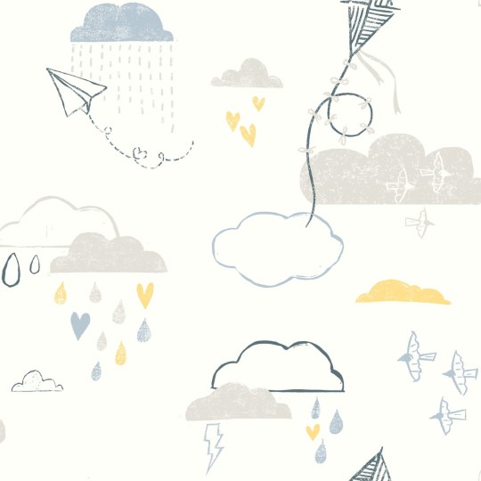 Tapeta York Dream Big WI0127 Kites In The Clouds