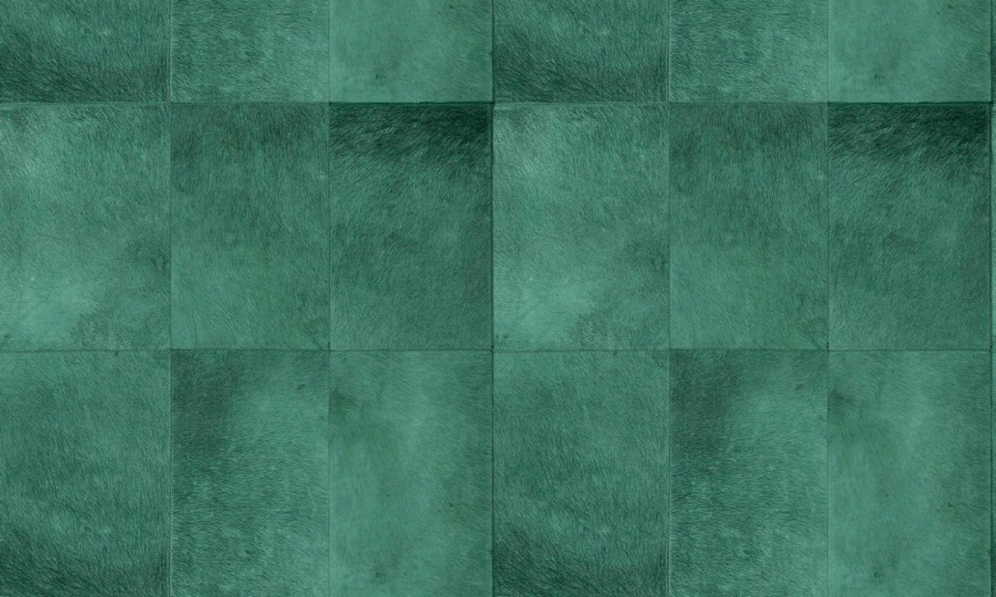 Arte 33503 Les Cuirs Rectangle Azure - tapeta ze skóry w prostokąty