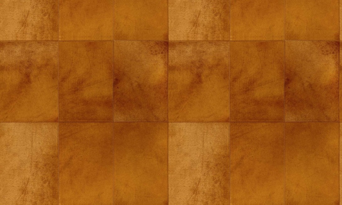 Arte 33505 Les Cuirs Rectangle Camel - tapeta ze skóry w prostokąty