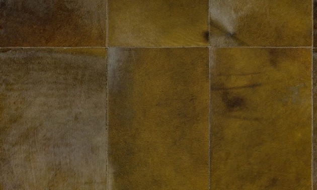 Arte 33513 Les Cuirs Rectangle Khaki - tapeta ze skóry w prostokąty