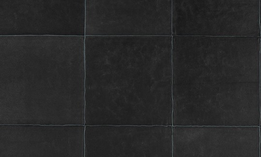 Arte 33541 Les Cuirs Aspect Charcoal - tapeta ze skóry w kwadraty