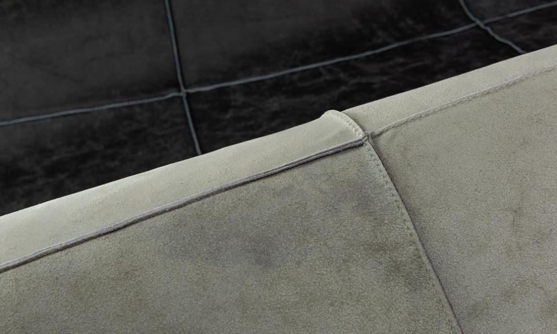 Arte 33541 Les Cuirs Aspect Charcoal - tapeta ze skóry w kwadraty
