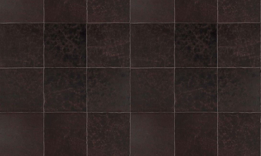 Arte 33550 Les Cuirs Aspect Chocolate - tapeta ze skóry w kwadraty