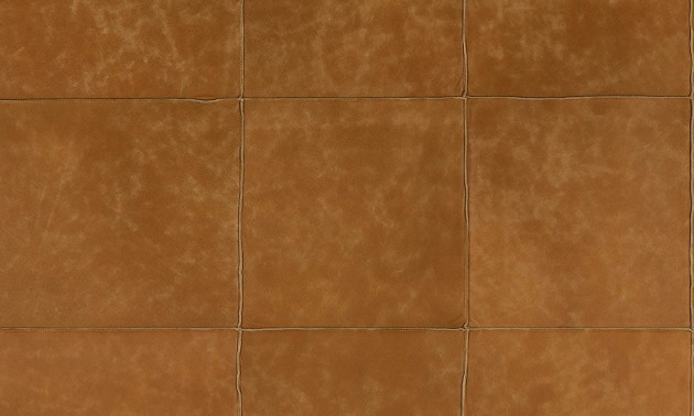 Arte 33555 Les Cuirs Aspect Pumpkin - tapeta ze skóry w kwadraty