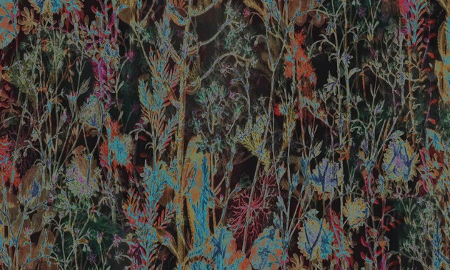 Arte 29540 Lush Wildflower - tapeta tekstylna w łąkę